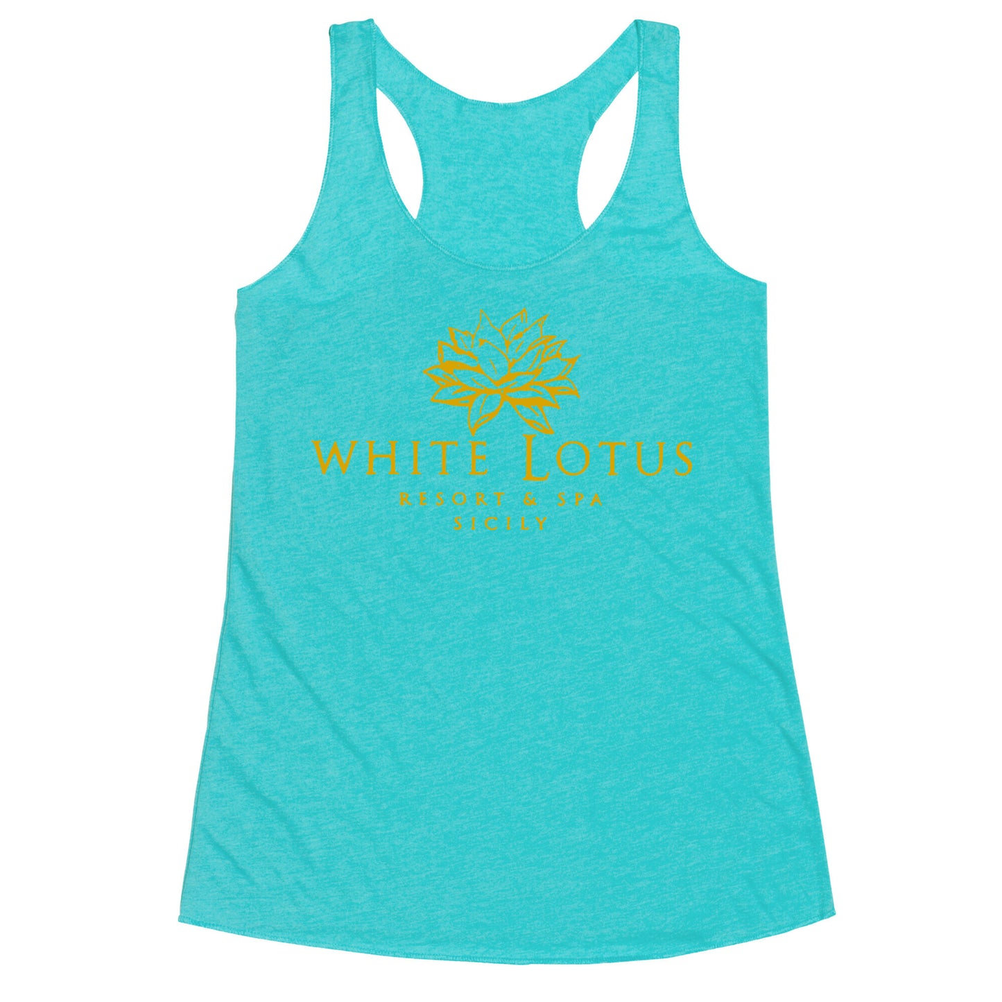 White Lotus Resort Racerback Tank