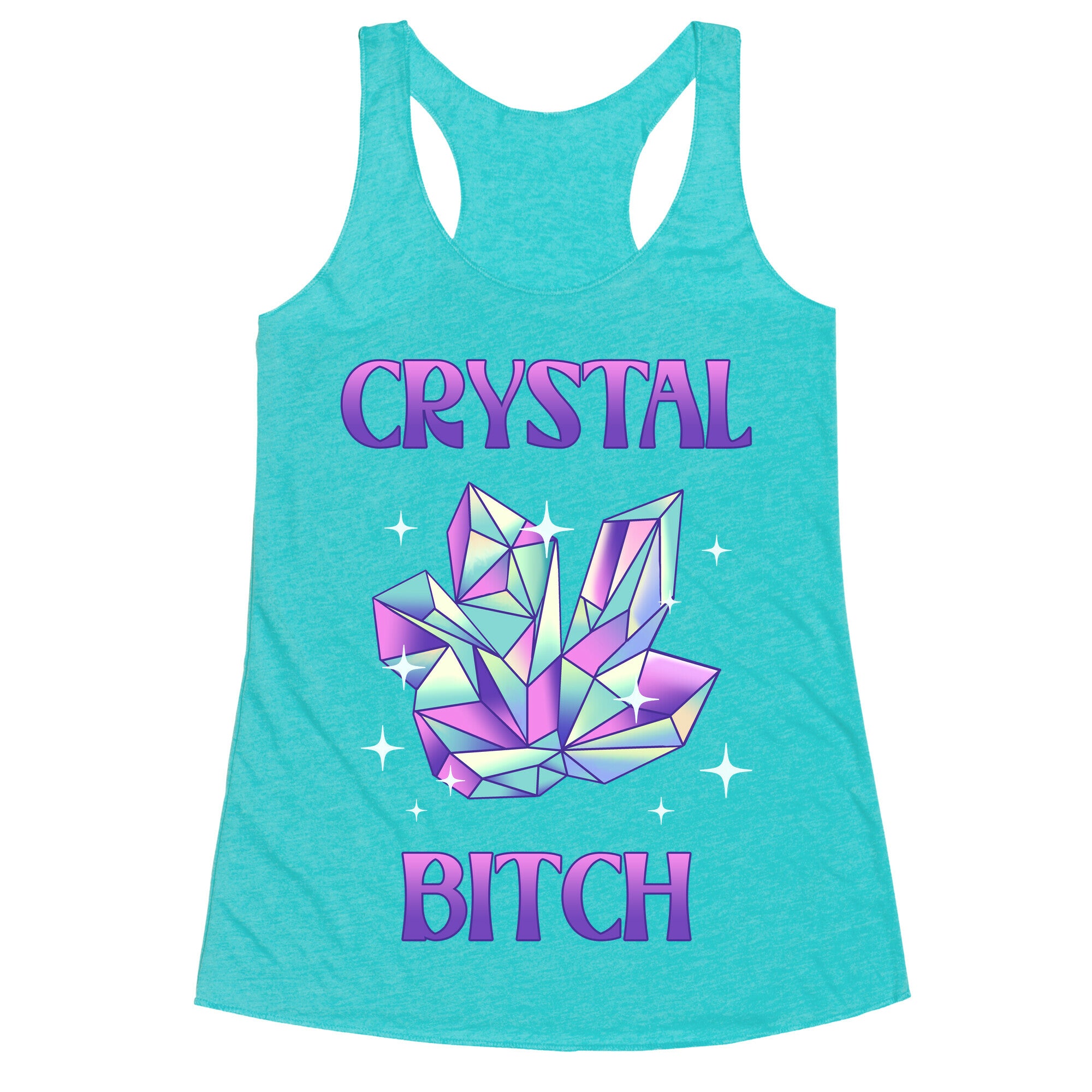 Crystal Bitch Racerback Tank