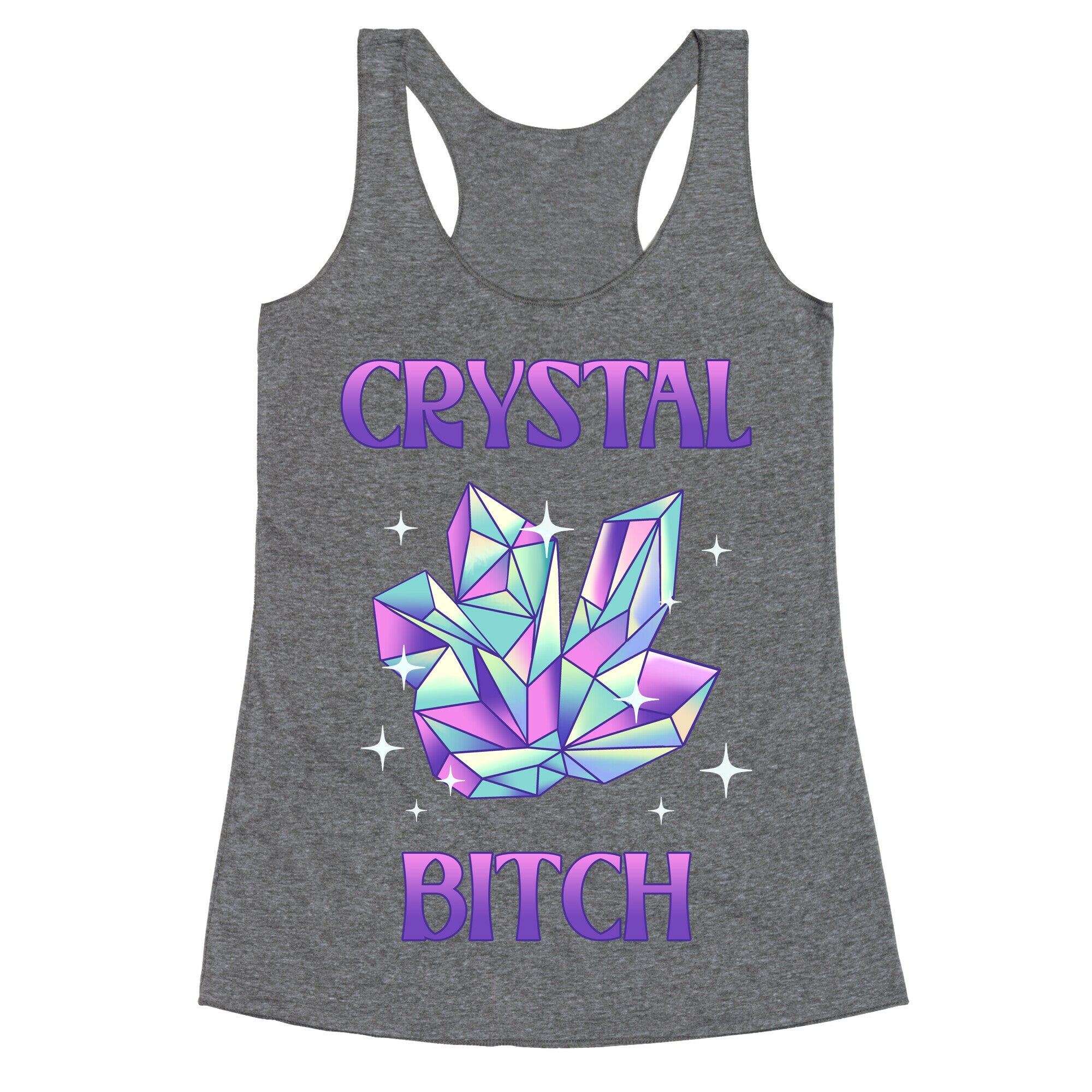Crystal Bitch Racerback Tank