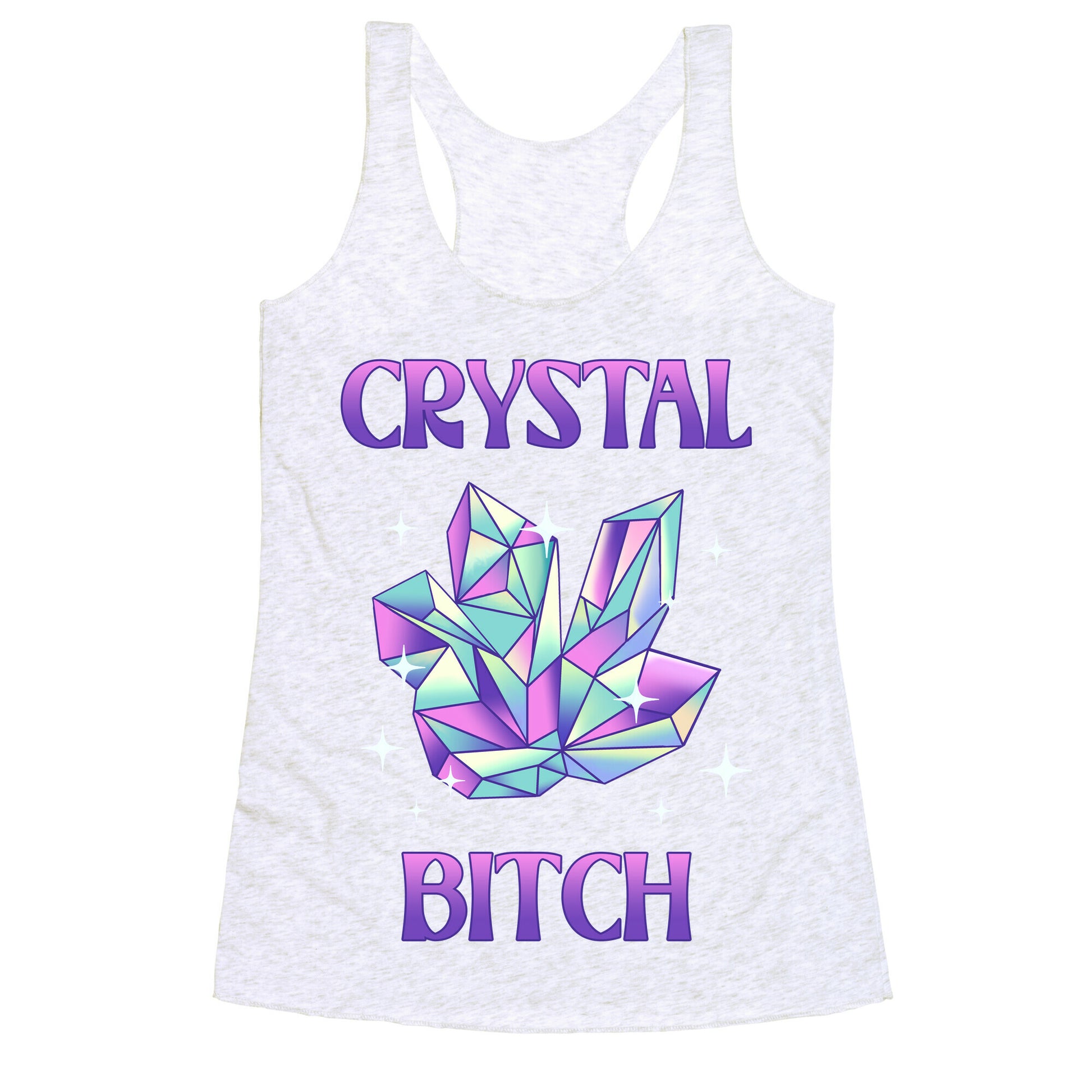 Crystal Bitch Racerback Tank