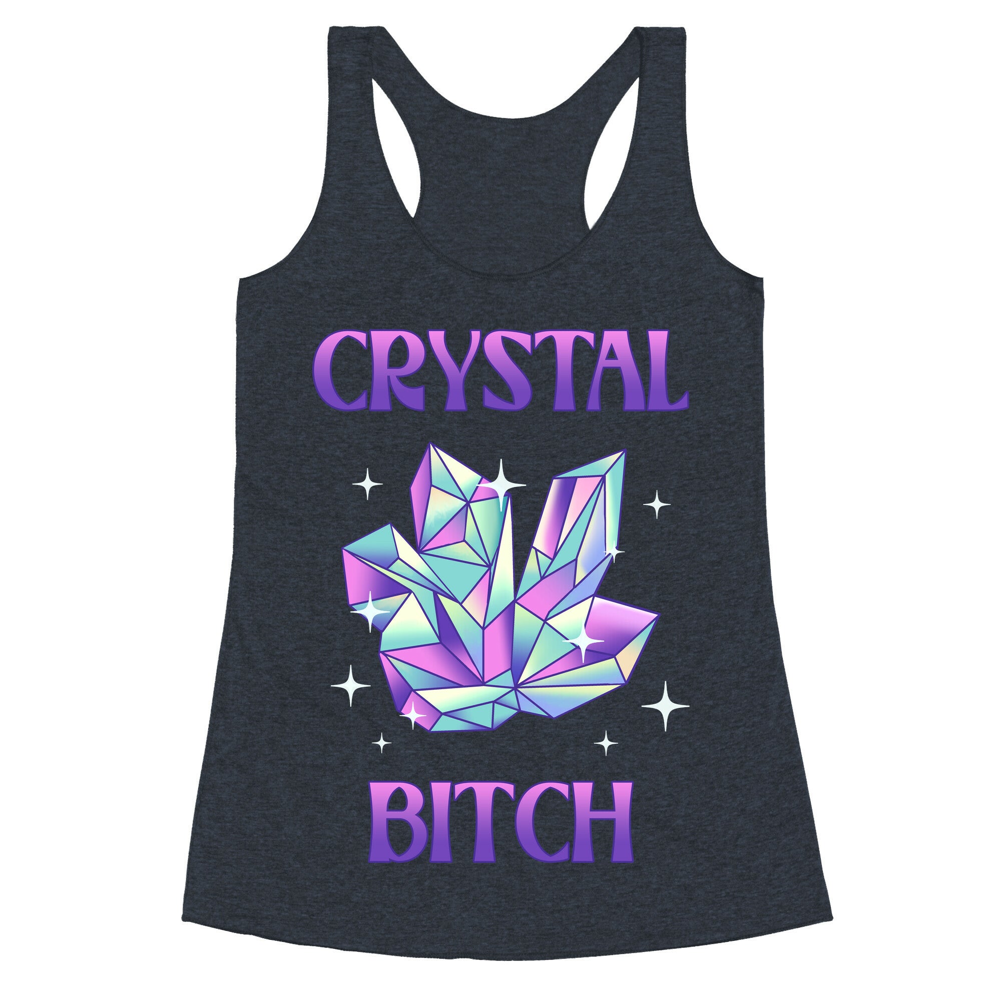 Crystal Bitch Racerback Tank