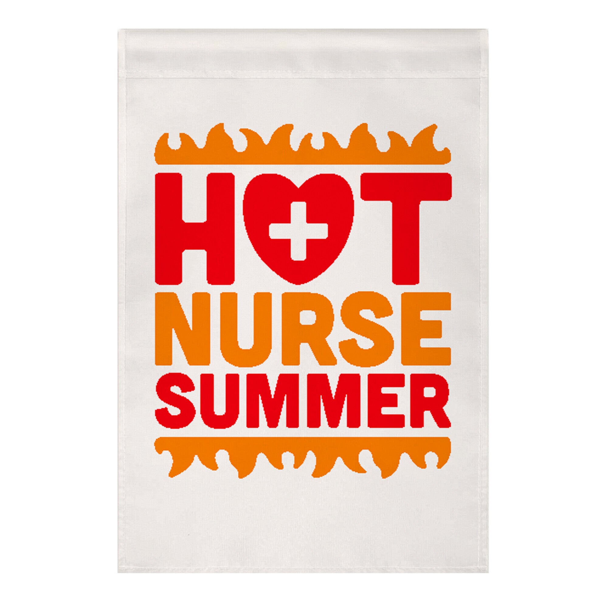 Hot Nurse Summer Parody Garden Flag