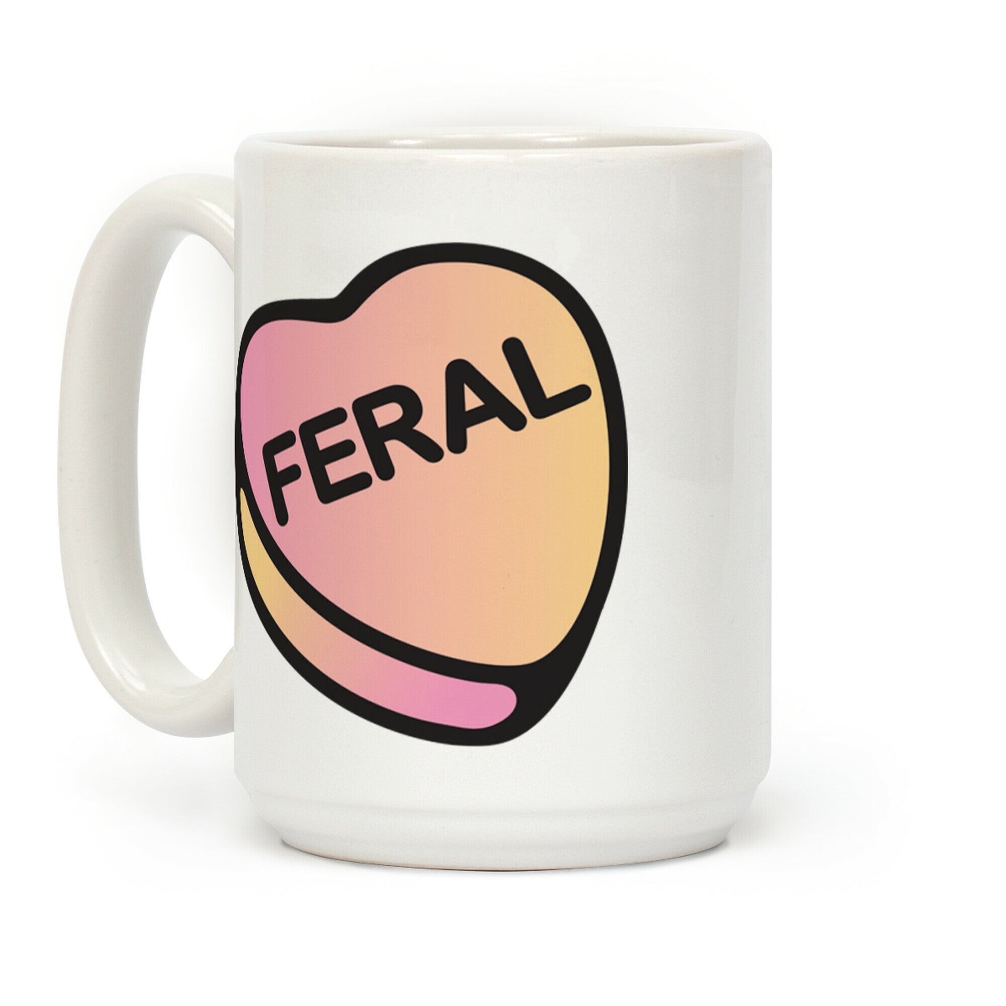 Feral Candy Heart Coffee Mug