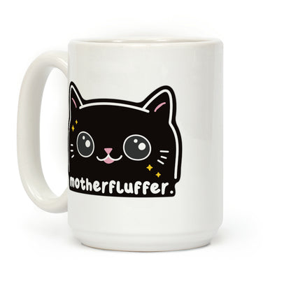 Cuss Cat Motherfluffer Coffee Mug