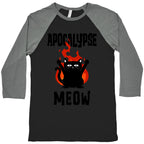 Apocalypse Meow Baseball Tee
