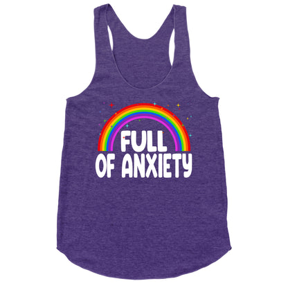 Full Of Anxiety Racerback Tank