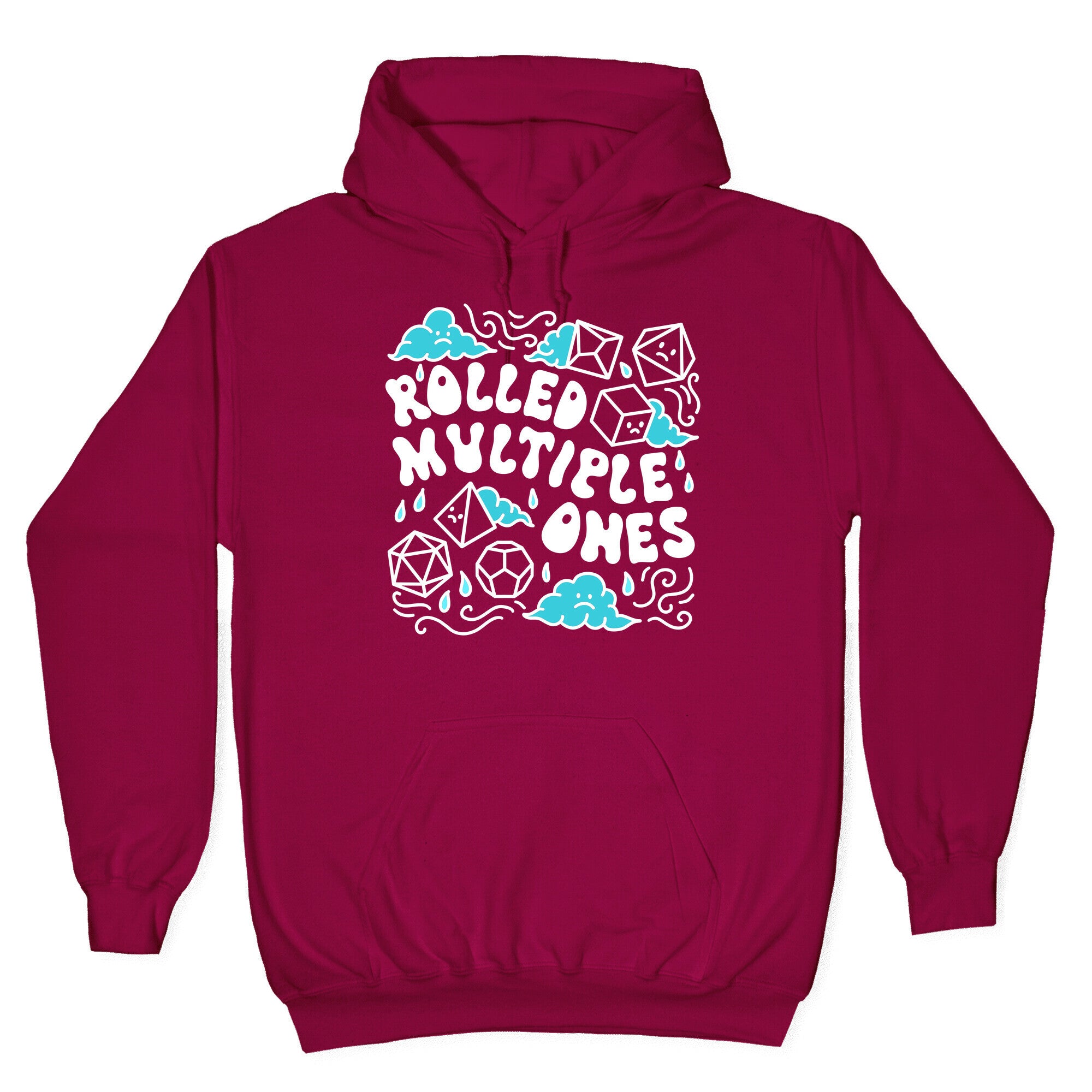 Rolled Multiple Ones Hoodie