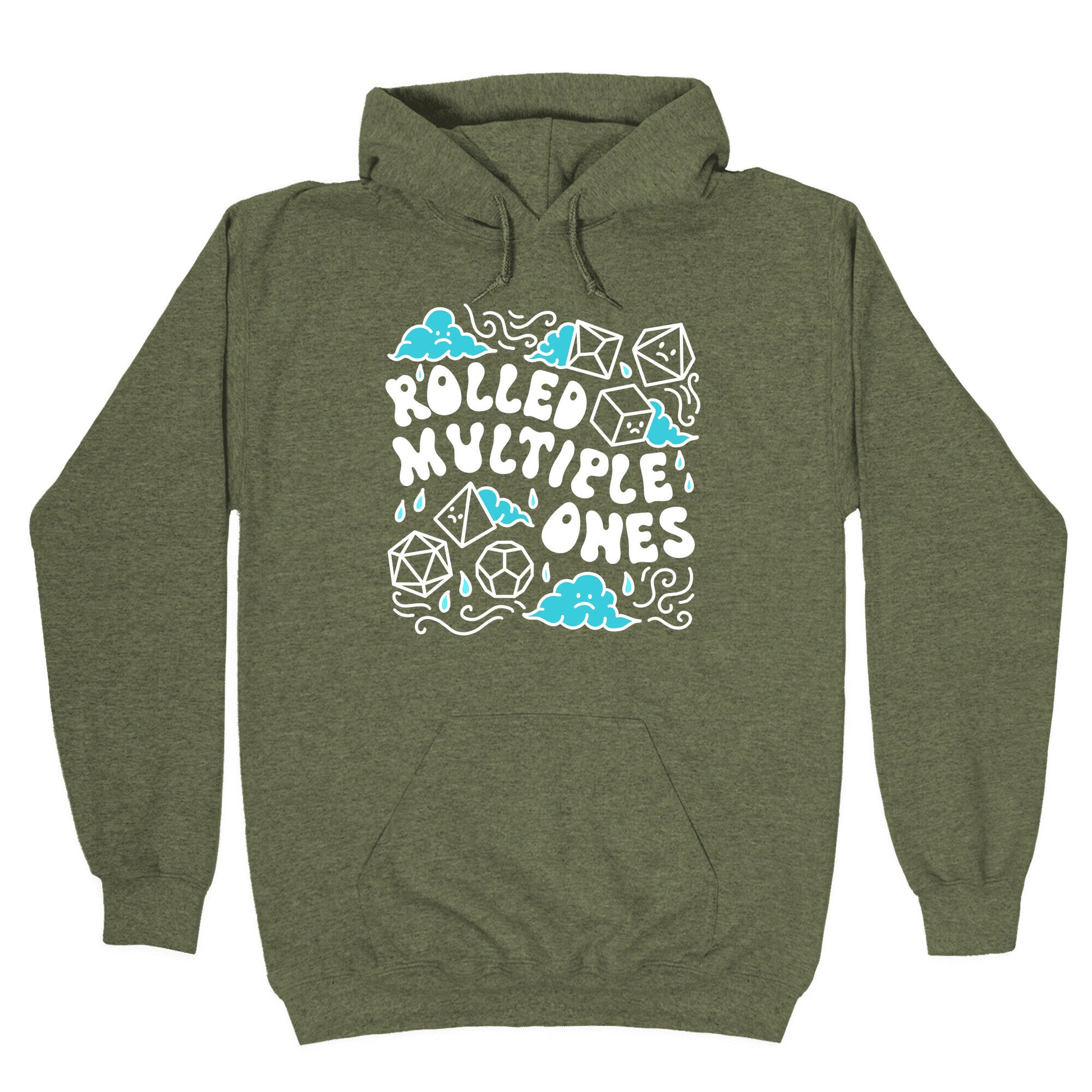 Rolled Multiple Ones Hoodie
