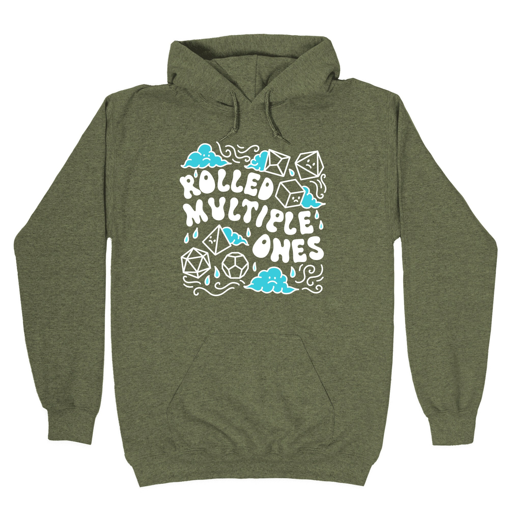 Rolled Multiple Ones Hoodie
