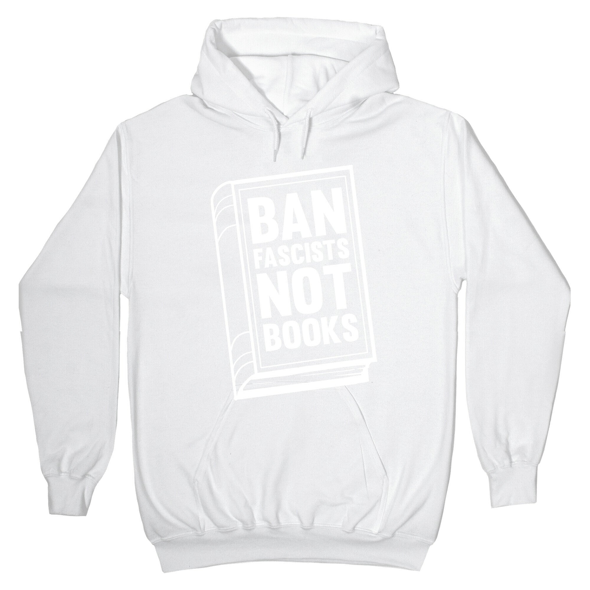 Ban Fascists Not Books Hoodie