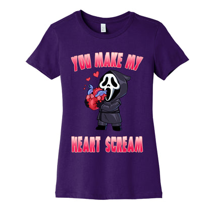 You Make My Heart Scream Women's Cotton Tee