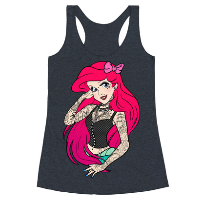 Punk Ariel Parody Racerback Tank