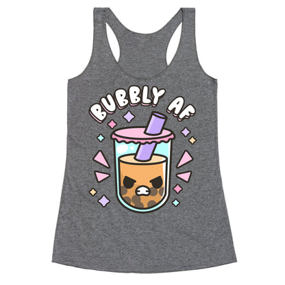 Bubbly Af Boba Racerback Tank