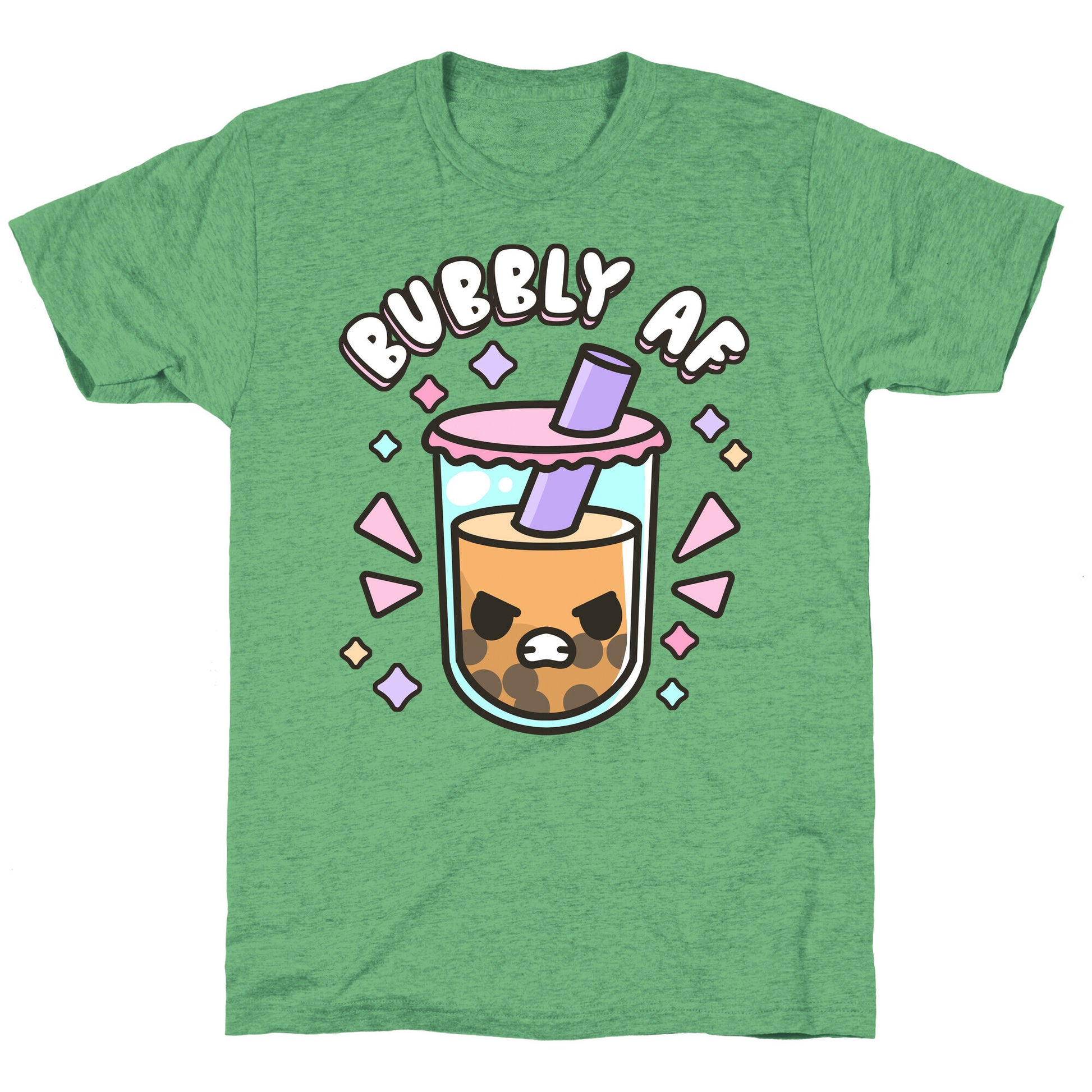 Bubbly Af Boba Unisex Triblend Tee