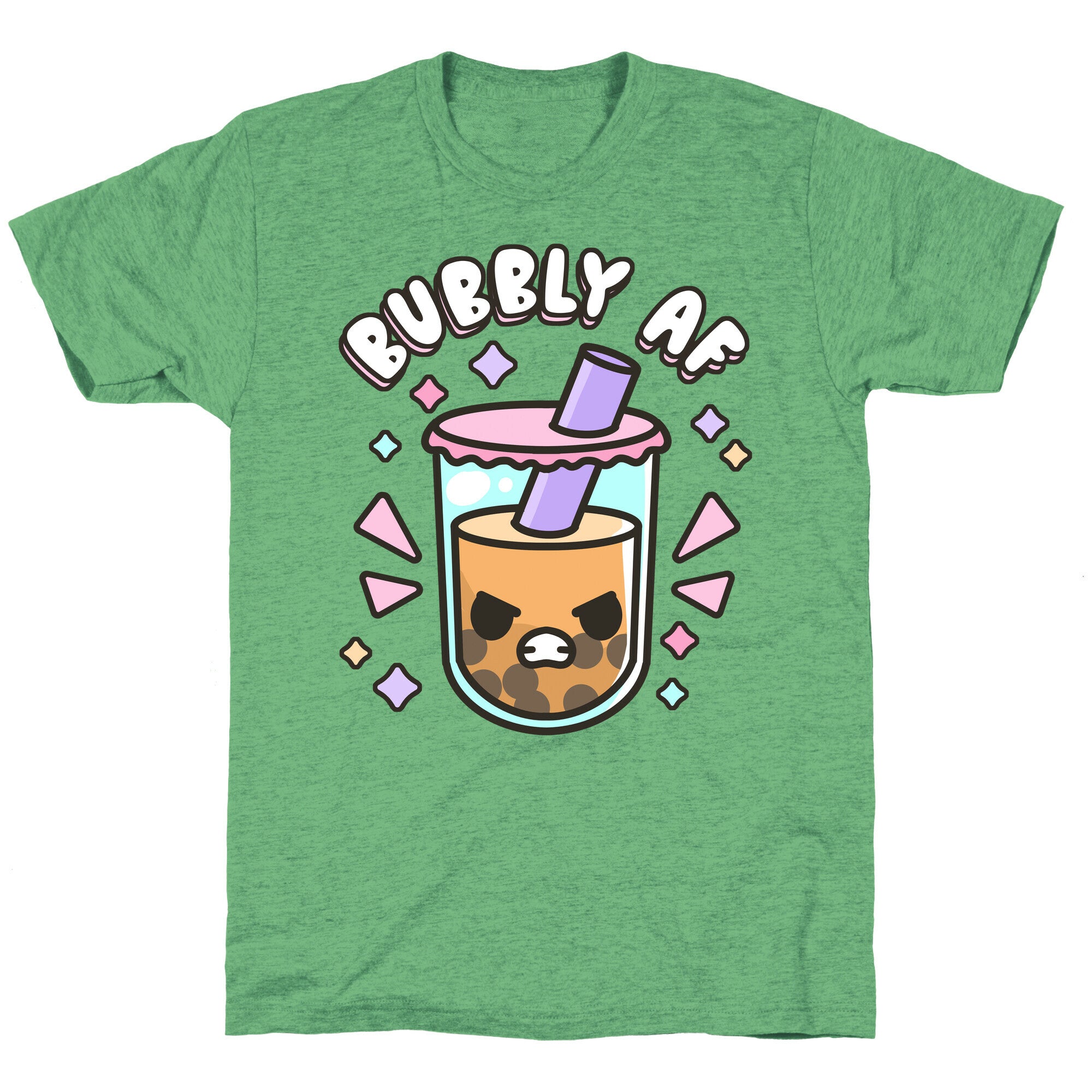 Bubbly Af Boba Unisex Triblend Tee