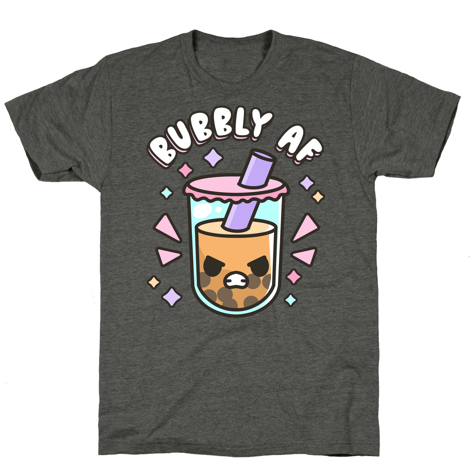 Bubbly Af Boba Unisex Triblend Tee
