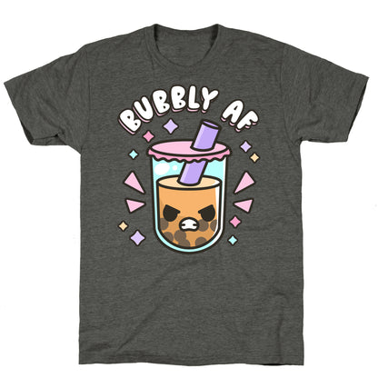 Bubbly Af Boba Unisex Triblend Tee