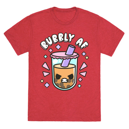 Bubbly Af Boba Unisex Triblend Tee