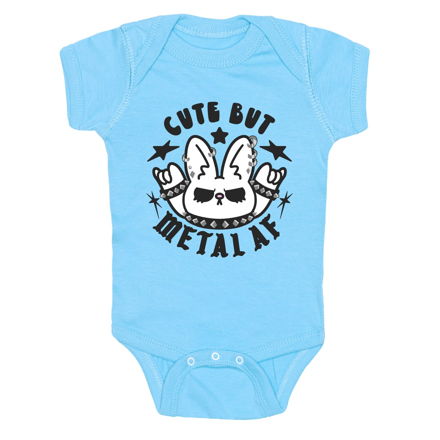 Cute But Metal AF Bunny Baby One Piece