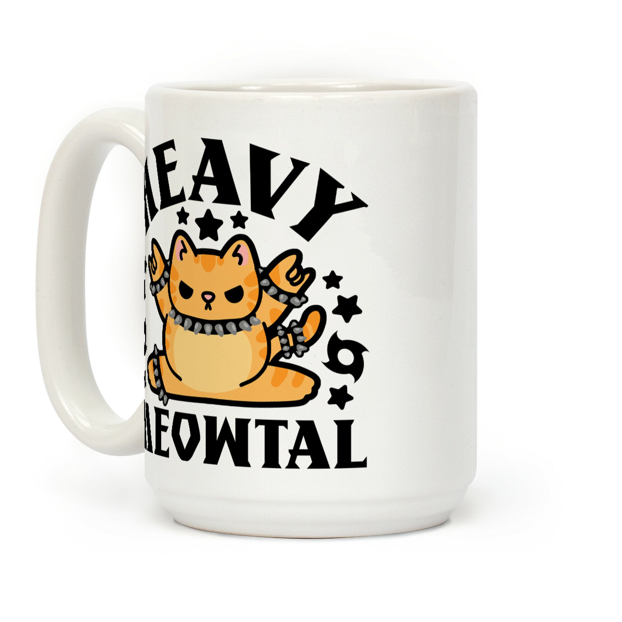 Heavy Meowtal Coffee Mug