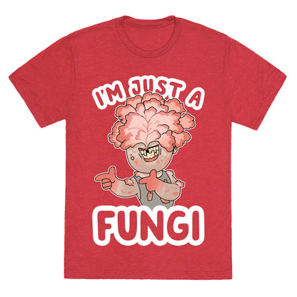 I'm Just A Fungi Clicker Unisex Triblend Tee