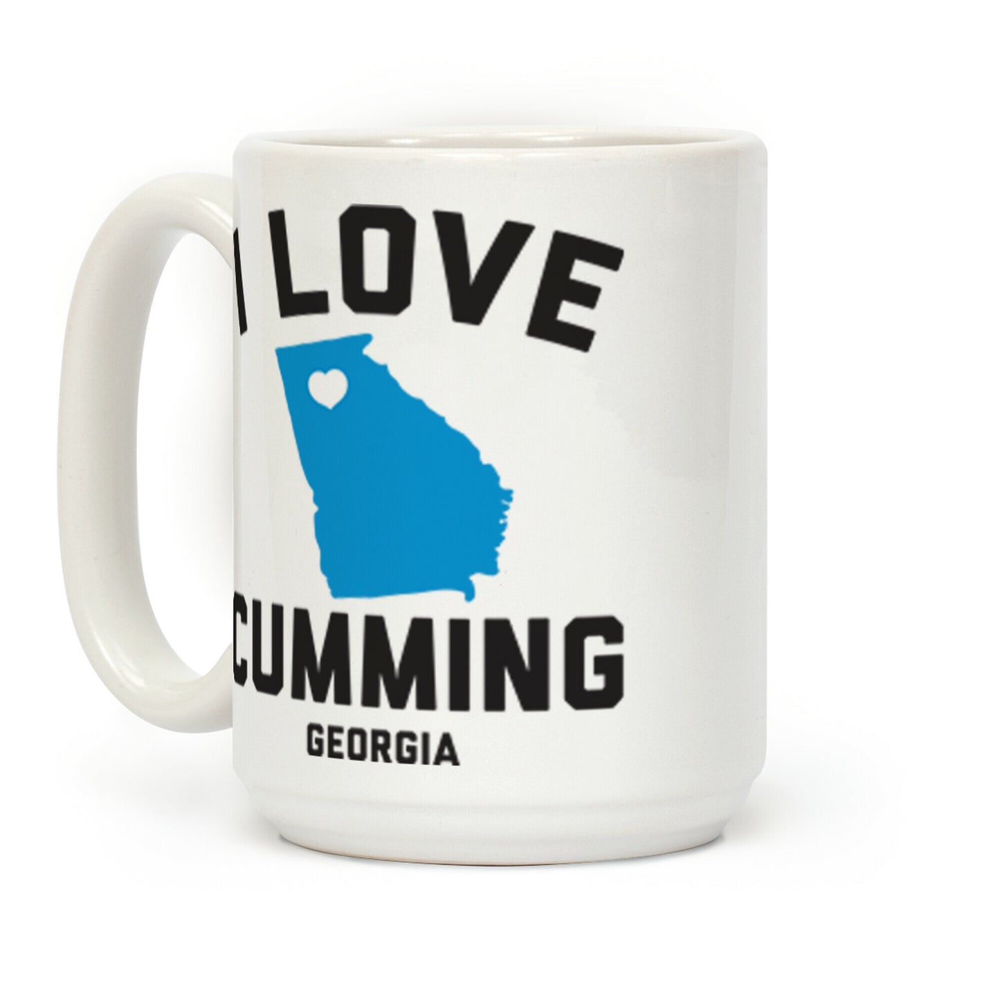 I Love Cumming Georgia Coffee Mug