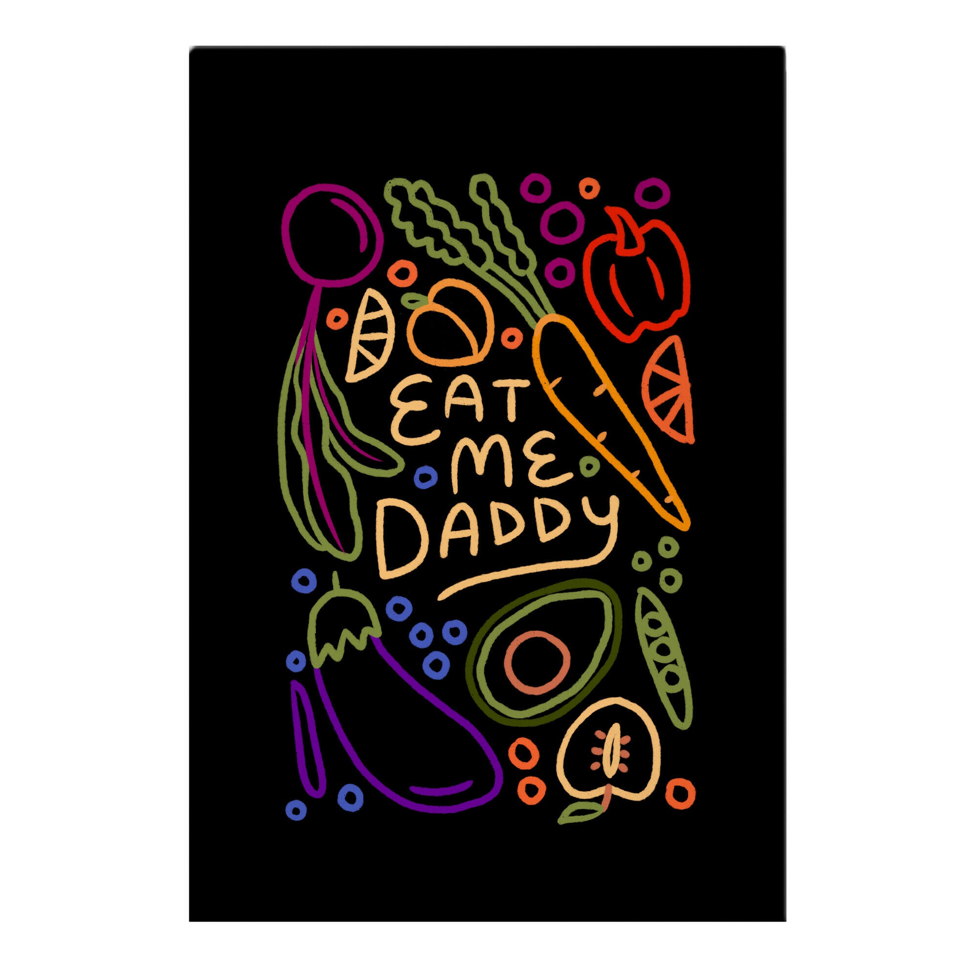 Eat Me Daddy Garden Pattern Garden Flag