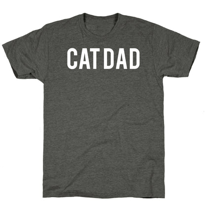 Cat Dad Unisex Triblend Tee