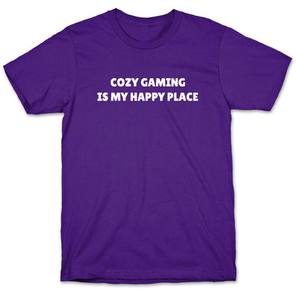 Cozy Gaming Is My Happy Place T-Shirt