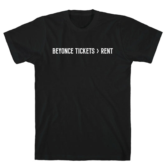 Beyonce Tickets > Rent T-Shirt