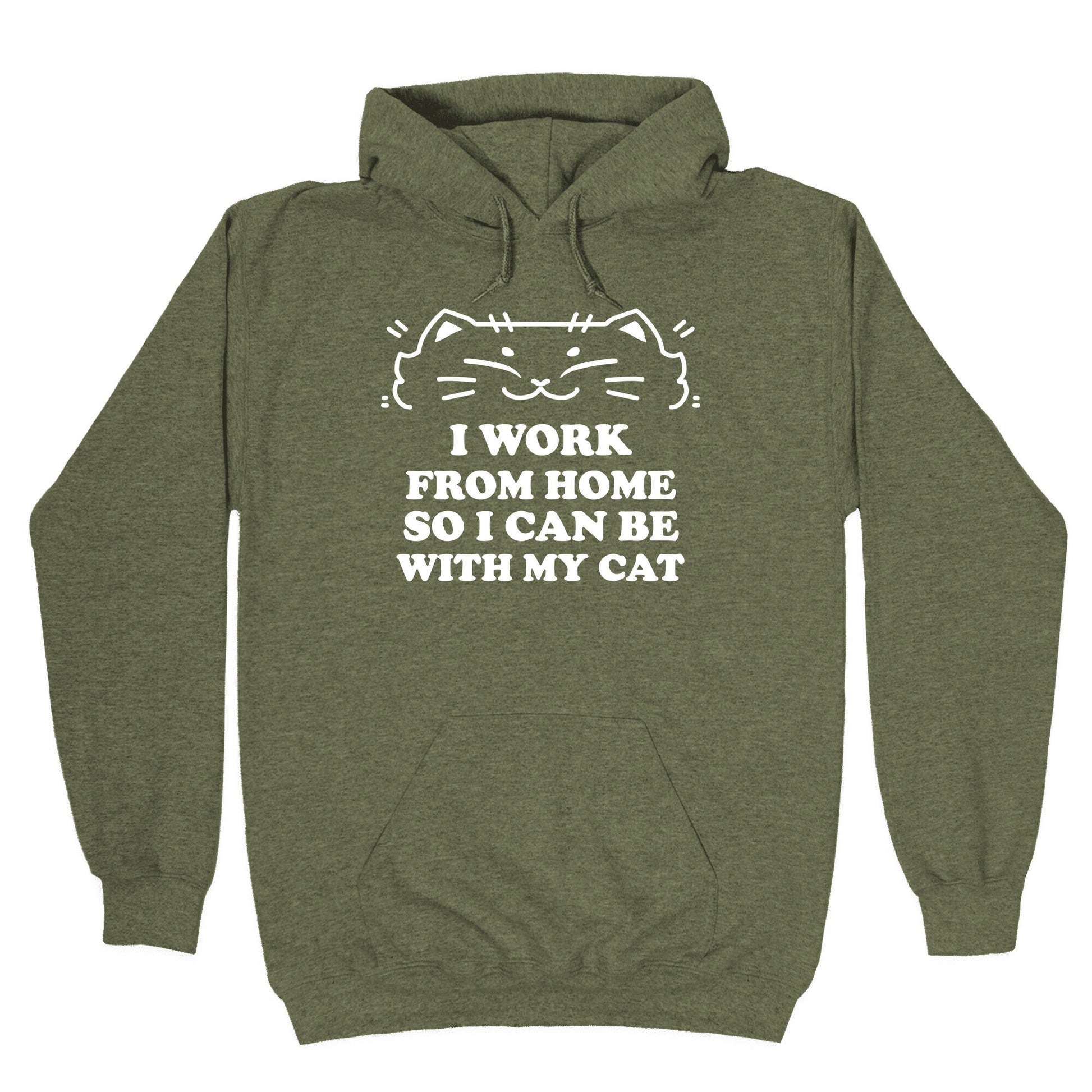 I Work From Home So I Can Be With My Cat Hoodie