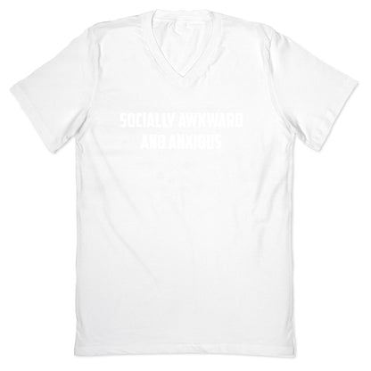 Socially Awkward And Anxious V-Neck