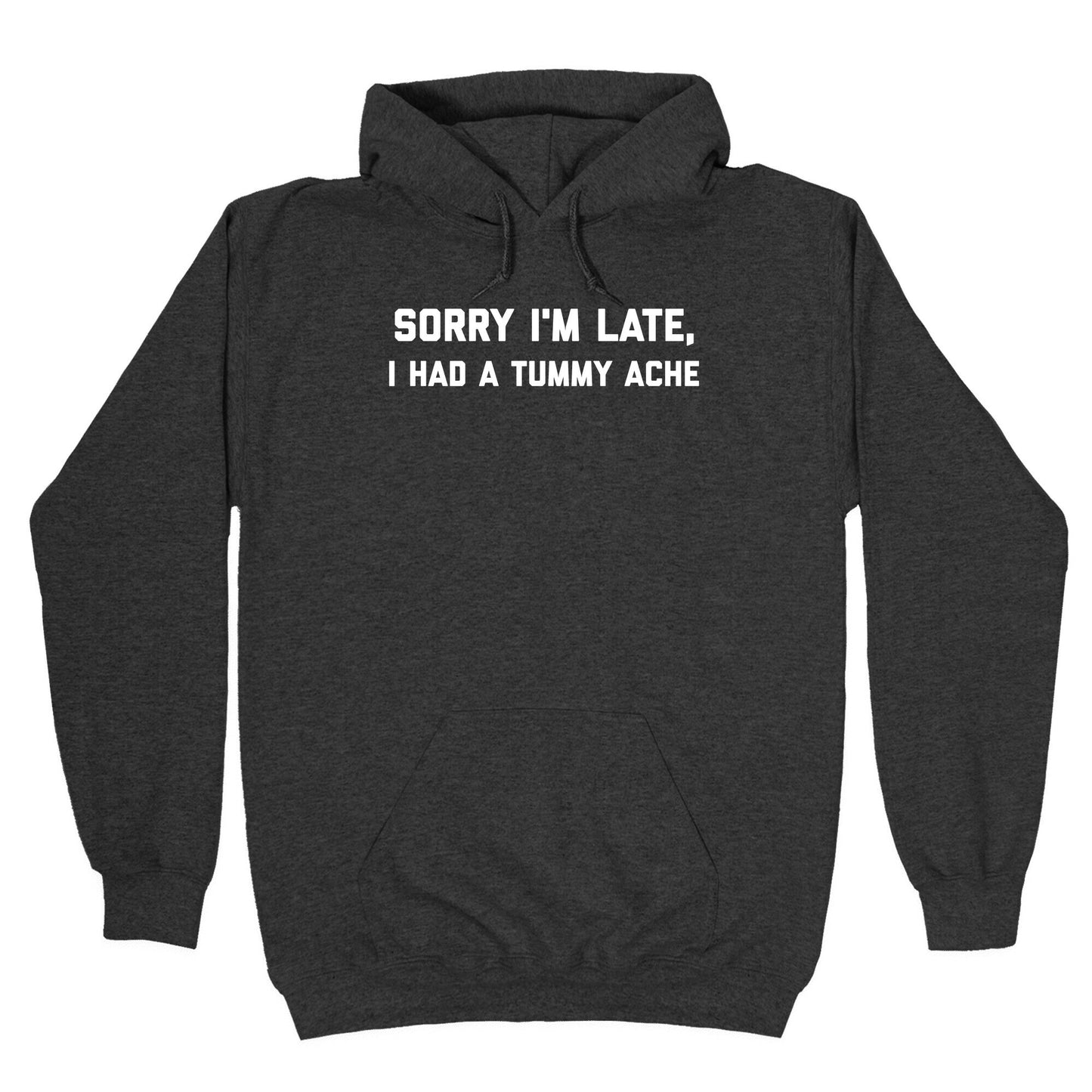 Sorry I'm Late, I Had A Tummy Ache Hoodie