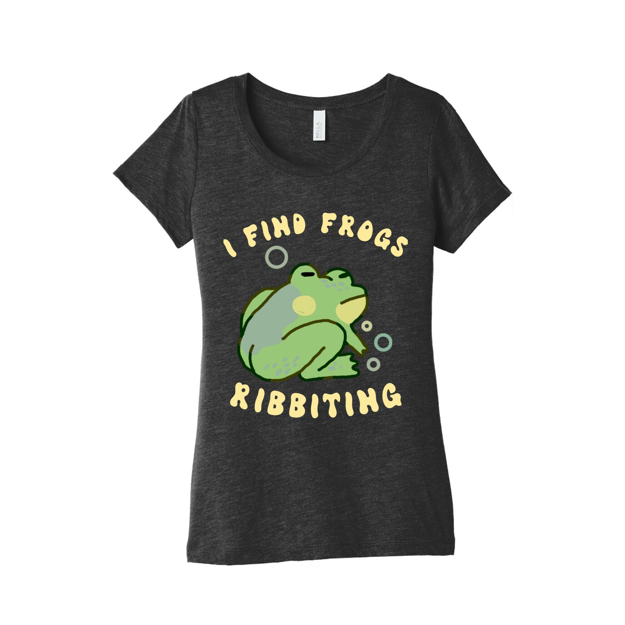 I Find Frogs Ribbiting Women's Triblend Tee