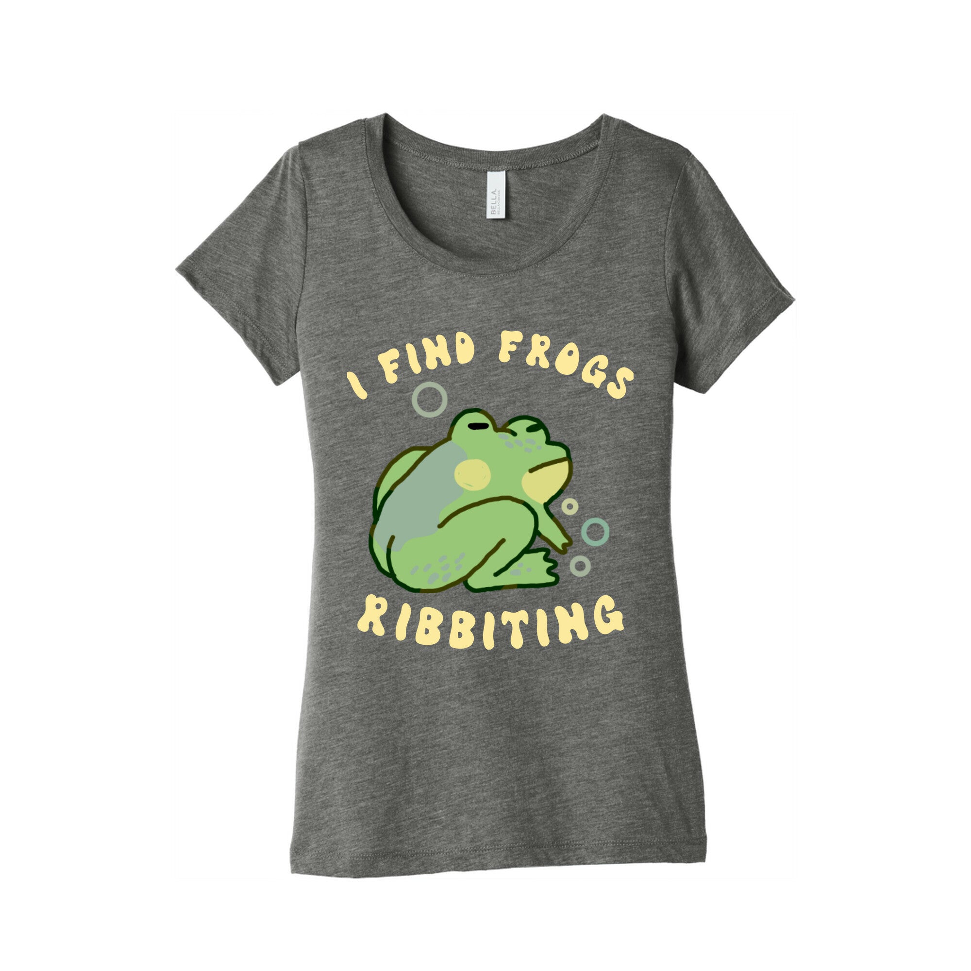 I Find Frogs Ribbiting Women's Triblend Tee