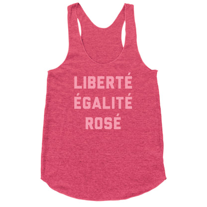 LibertÃ© Ã‰GalitÃ© RosÃ© Racerback Tank