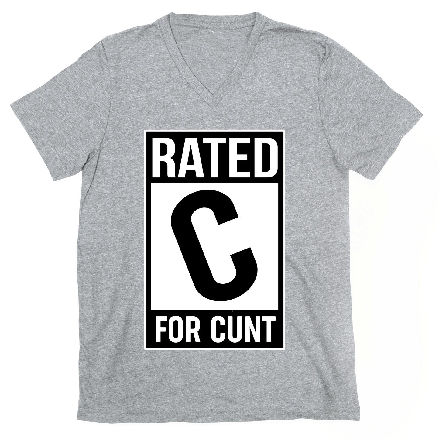 Rated C for Cunt V-Neck