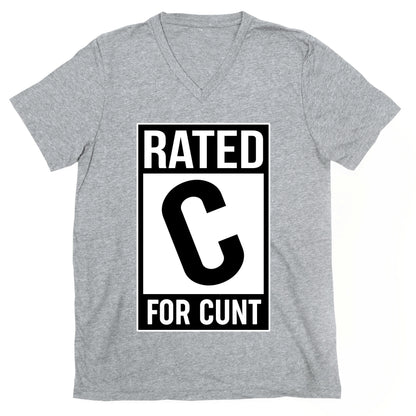 Rated C for Cunt V-Neck
