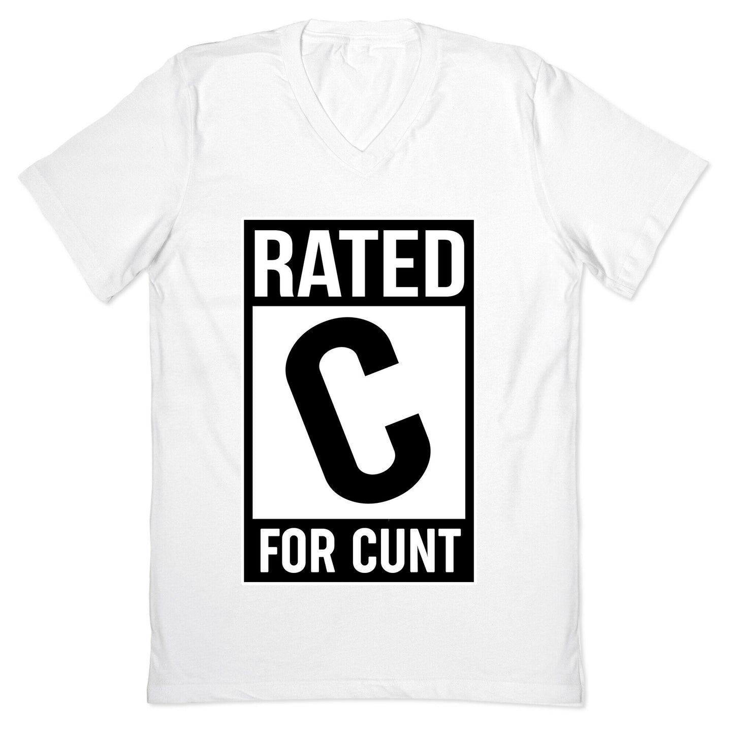 Rated C for Cunt V-Neck