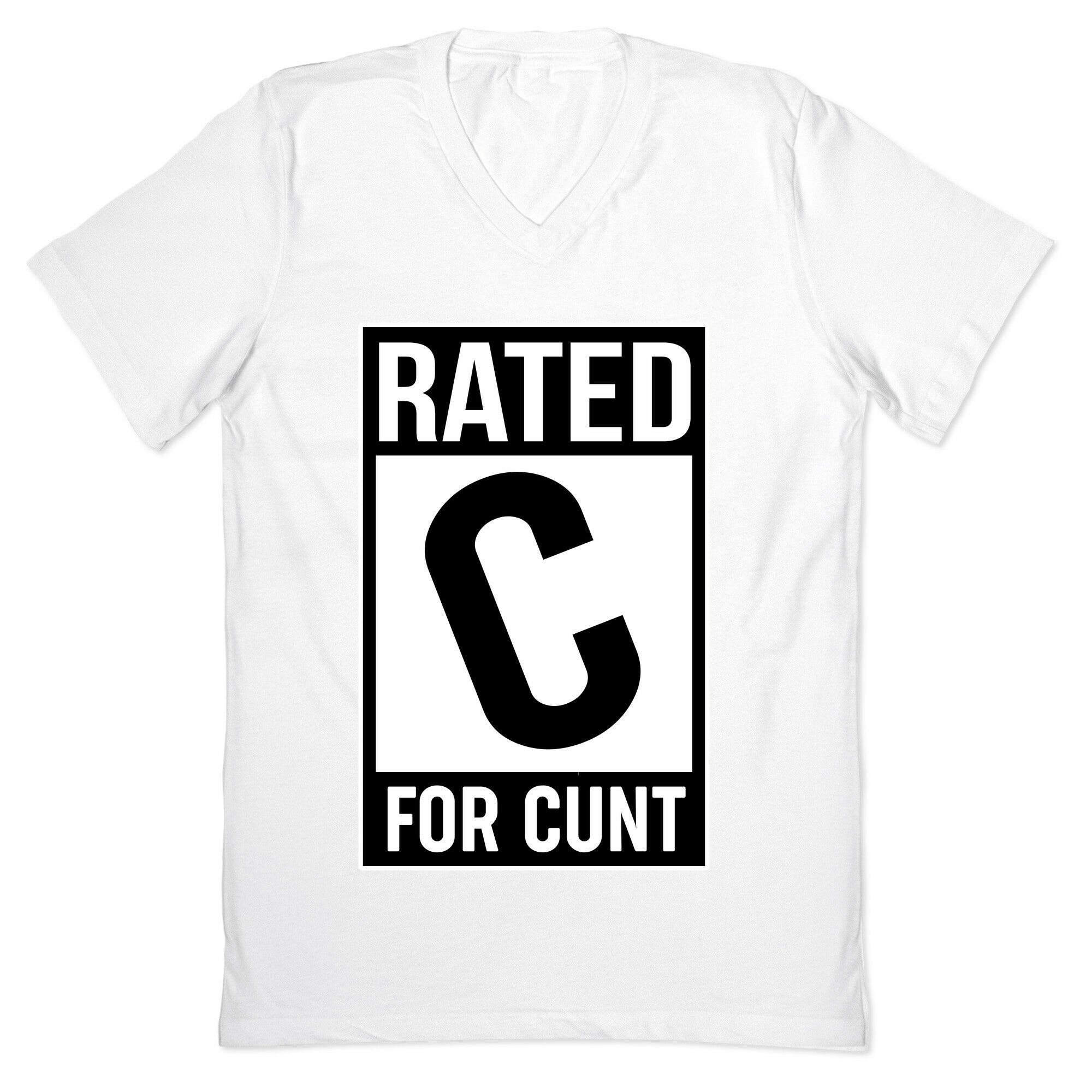 Rated C for Cunt V-Neck