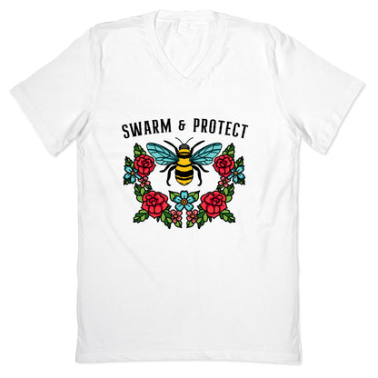 Swarm And Protect V-Neck