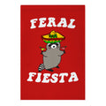 Feral Fiesta (Raccoon) Garden Flag