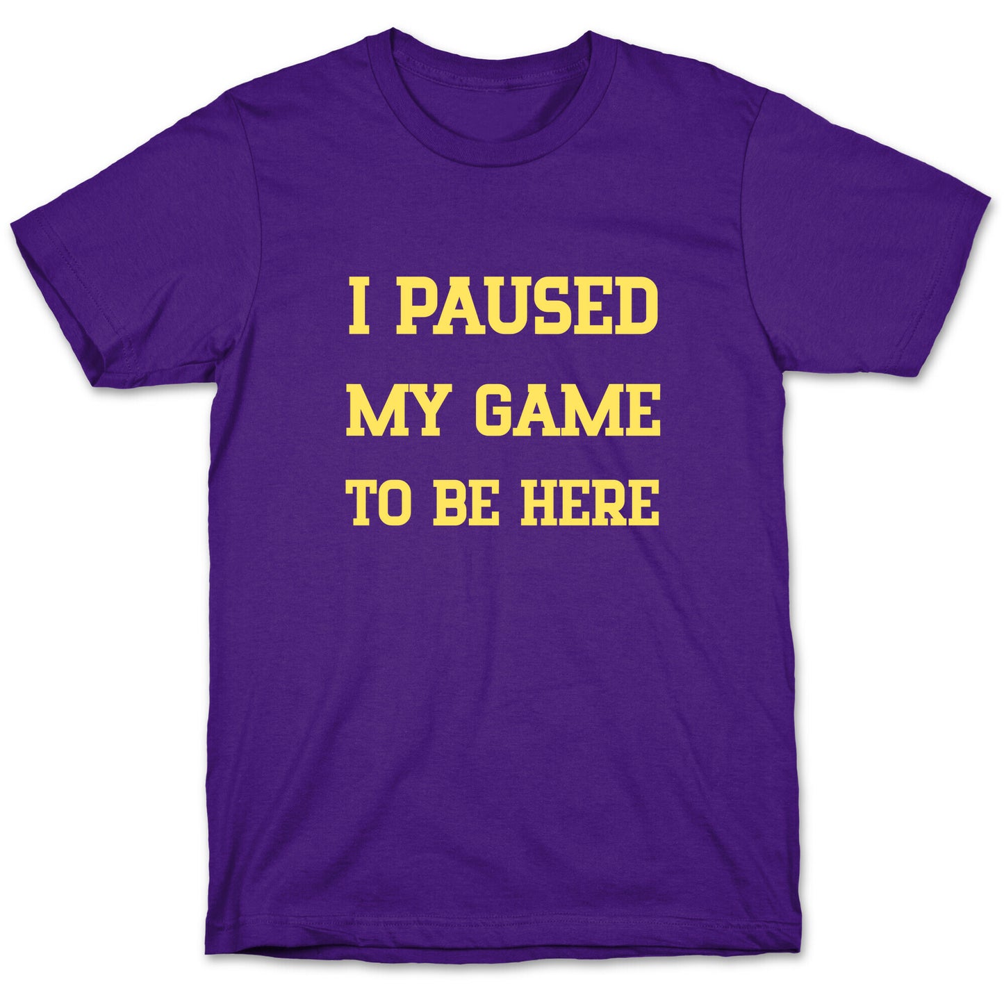 I Paused My Game To Be Here. T-Shirt