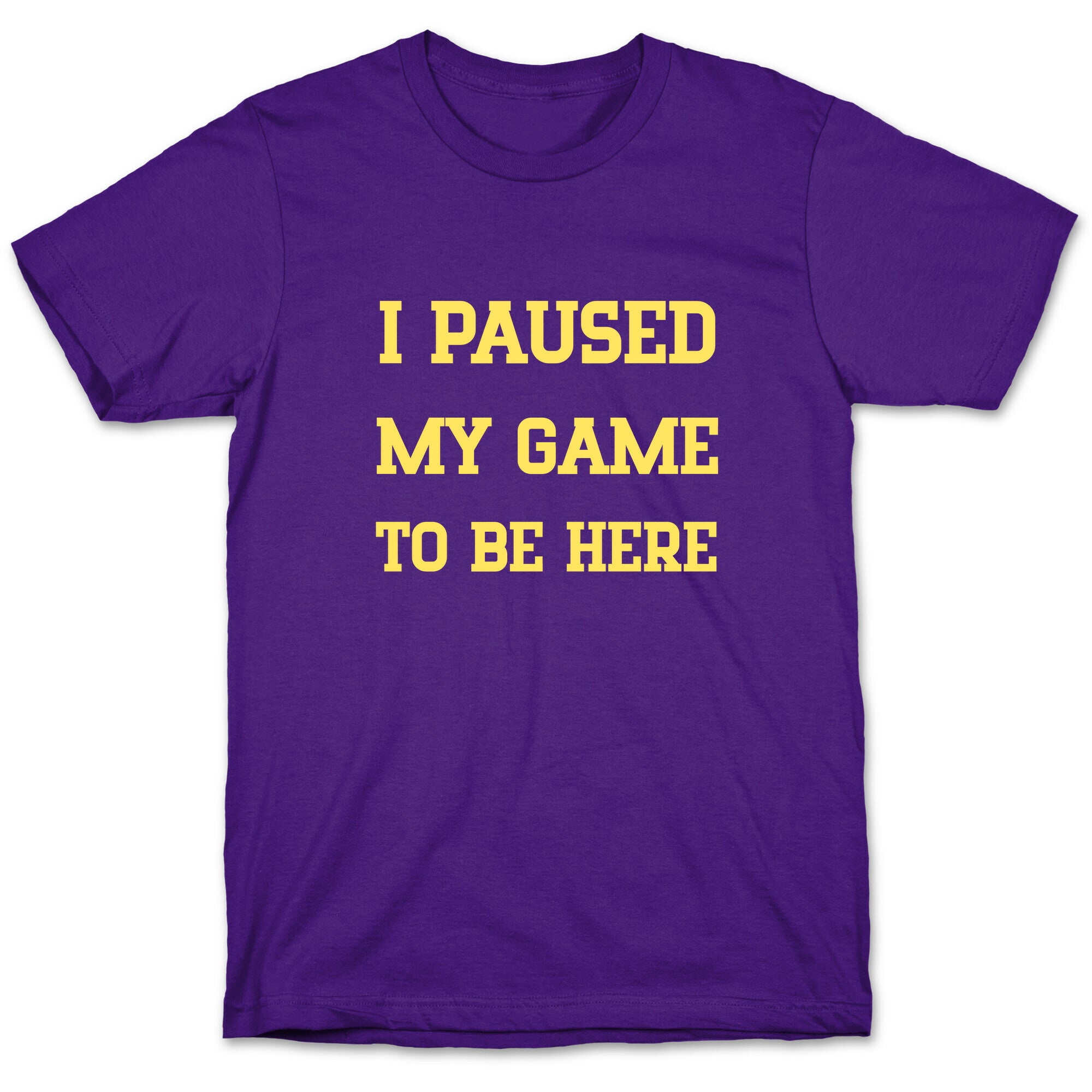 I Paused My Game To Be Here. T-Shirt