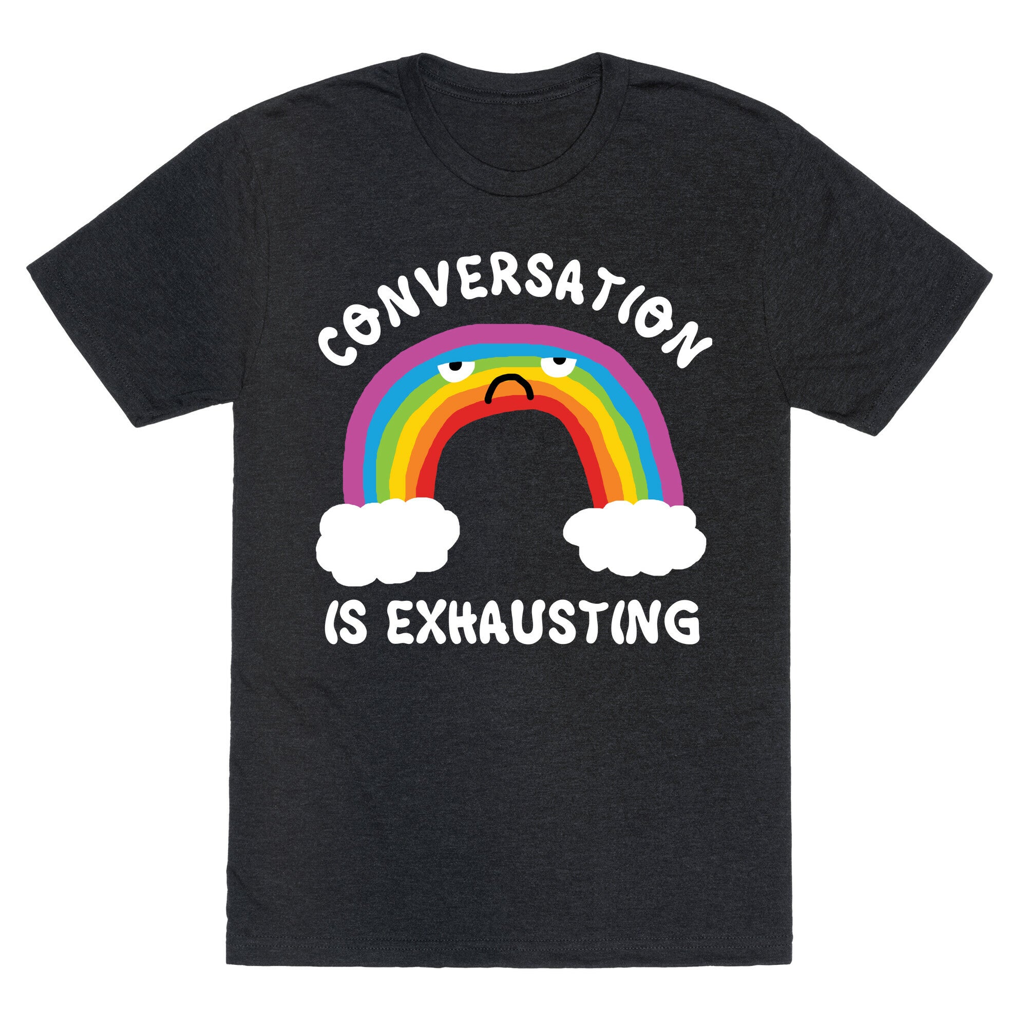 Conversation Is Exhausting Unisex Triblend Tee