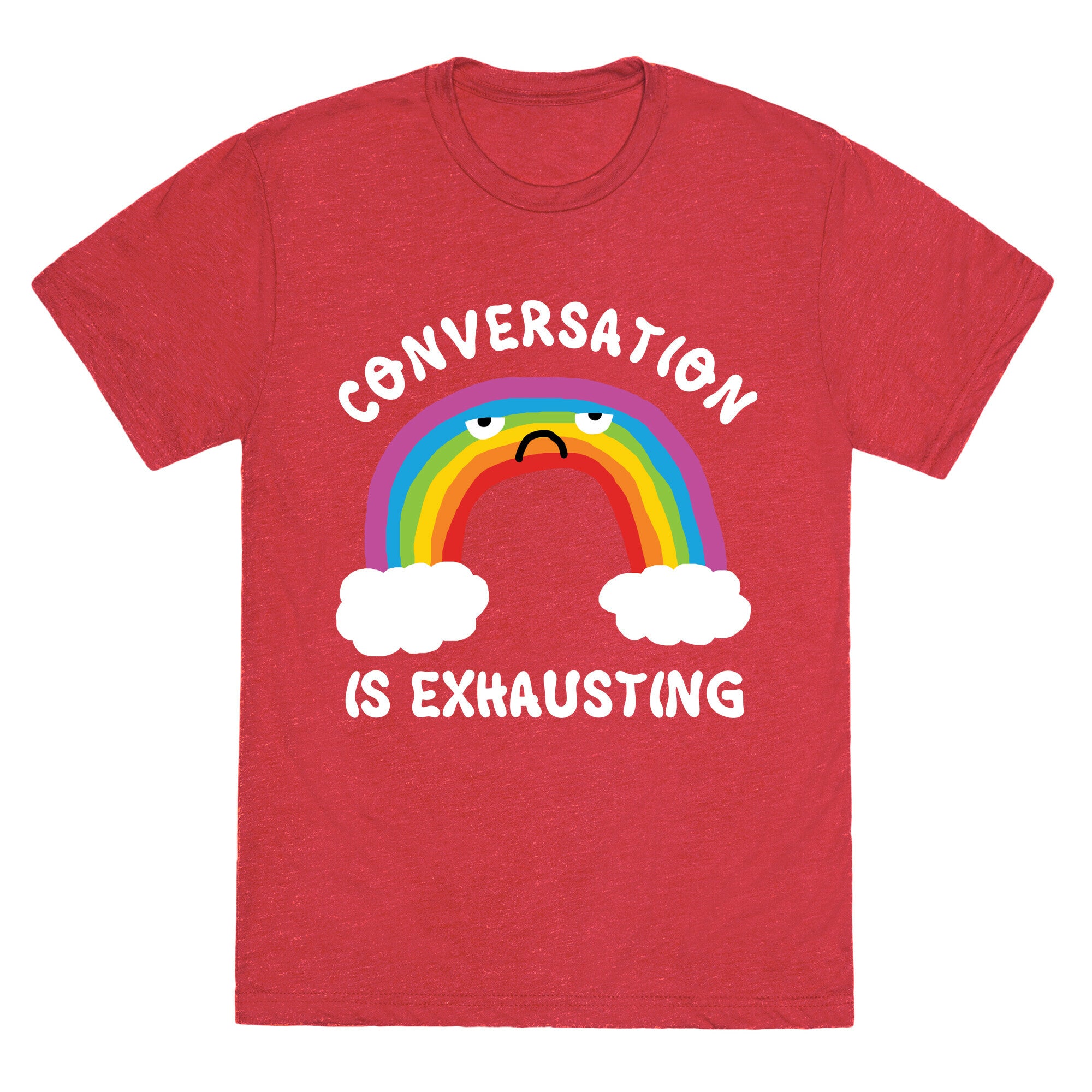 Conversation Is Exhausting Unisex Triblend Tee