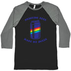 Drinking Beer Made Me Queer Baseball Tee