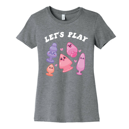 Let's Play (Kawaii Plugs) Women's Cotton Tee