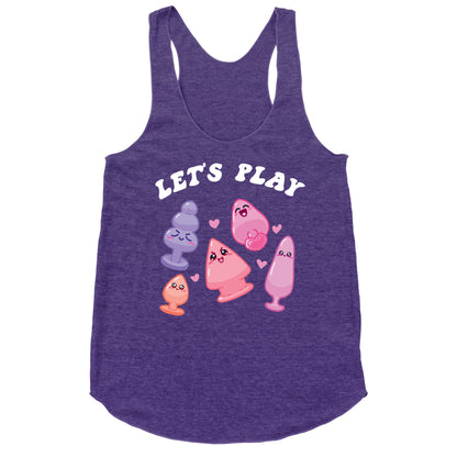 Let's Play (Kawaii Plugs) Racerback Tank