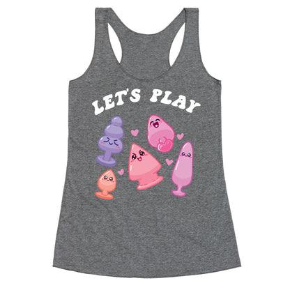 Let's Play (Kawaii Plugs) Racerback Tank